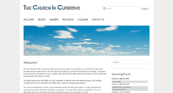 Desktop Screenshot of churchincupertino.org