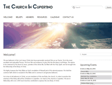 Tablet Screenshot of churchincupertino.org